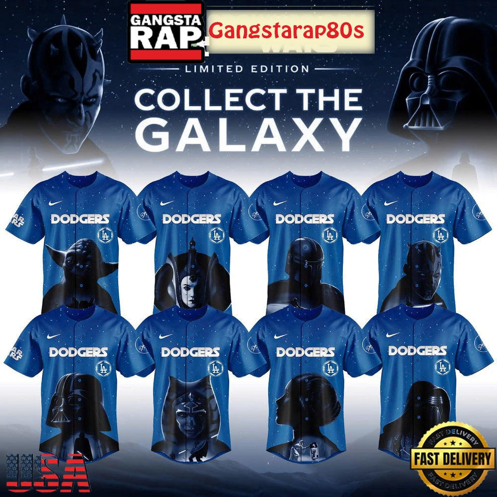 Los Angeles Dodgers x Star Wars Collect The Galaxy 2025 Baseball Jersey