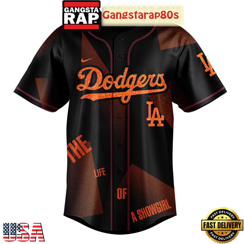 Los Angeles Dodgers x Taylor Swift Showgirl Era Special Baseball Jersey