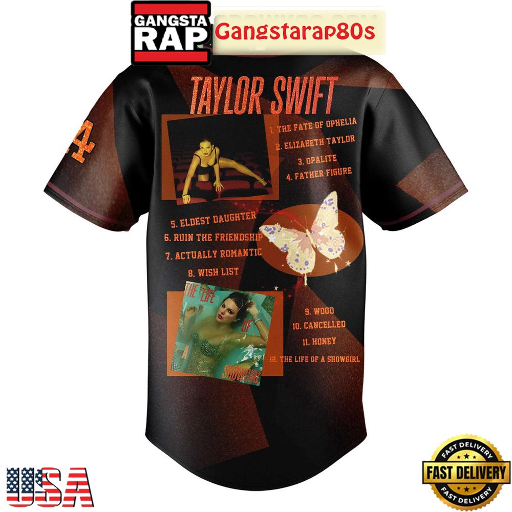 Los Angeles Dodgers x Taylor Swift Showgirl Era Special Baseball Jersey