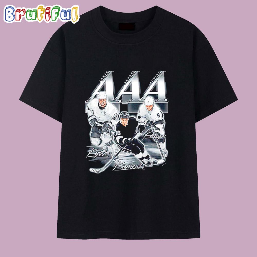 Los Angeles Hockey Triple a Vintage Signatures T Shirt