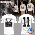 Los Angeles Kings Anze Kopitar 1500 Game Play White T Shirt