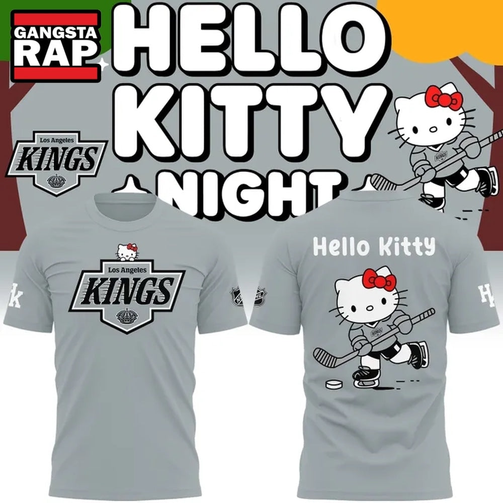 Los Angeles Kings x Hello Kitty 2026 Limited Edition Hoodie T-Shirt