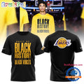 Los Angeles Lakers Black History Black Voices T Shirt