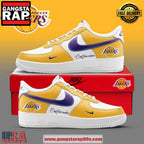 Los Angeles Lakers Custom Name Air Force 1 Sneakers Running Sneakers Shoes