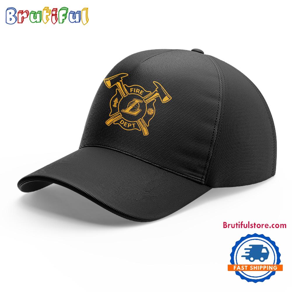 Los Angeles Lakers Firefighter Appreciation Night New Cap