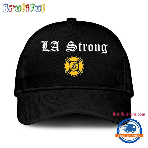 Los Angeles Lakers LA Strong Cap Hats