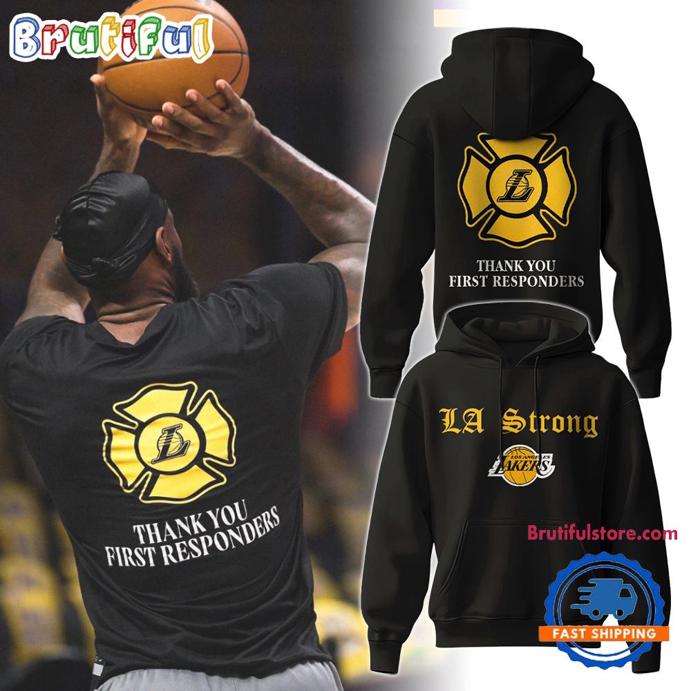 Los Angeles Lakers LA Strong Hoodie Shirt Hoodie T-Shirt