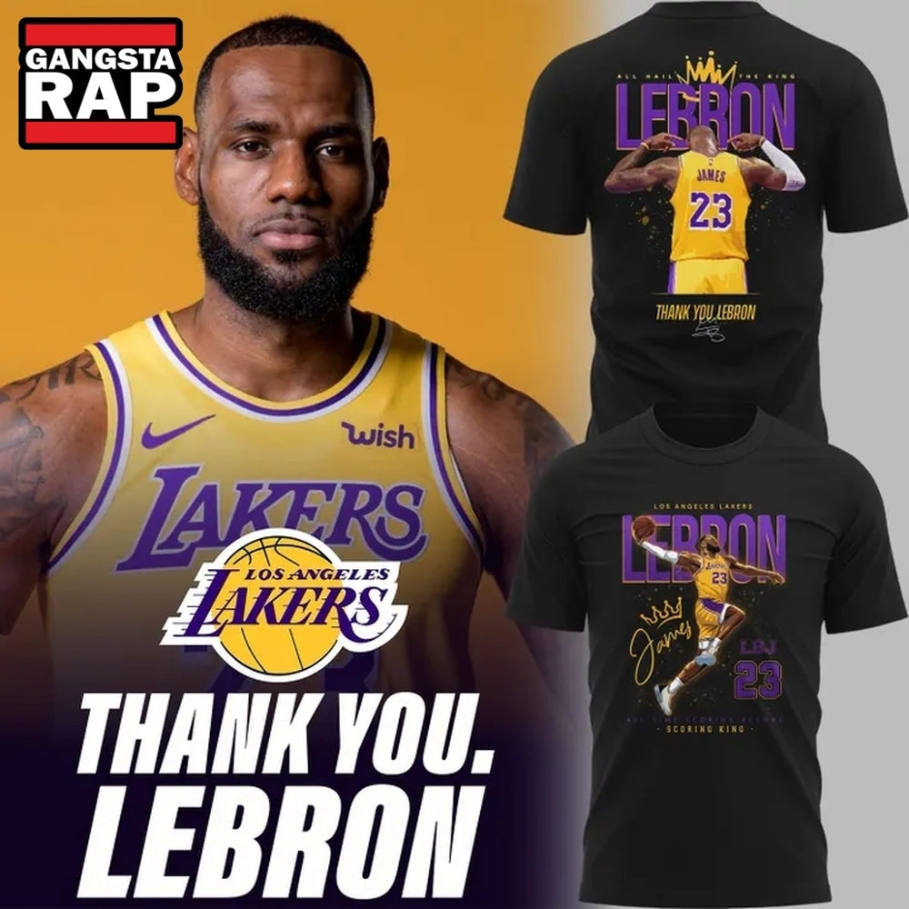 Los Angeles Lakers Scoring King LeBron Hoodie T-Shirt