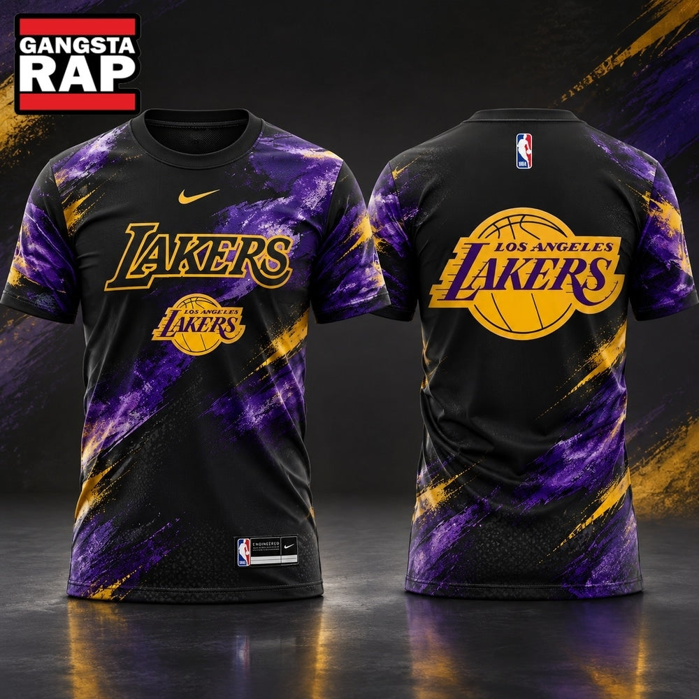 Los Angeles Lakers Specter Uniforms NBA 2027 Season T Shirt