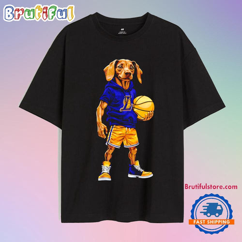 Los Angeles Lakers x Dachshund Dogs NBA T Shirt