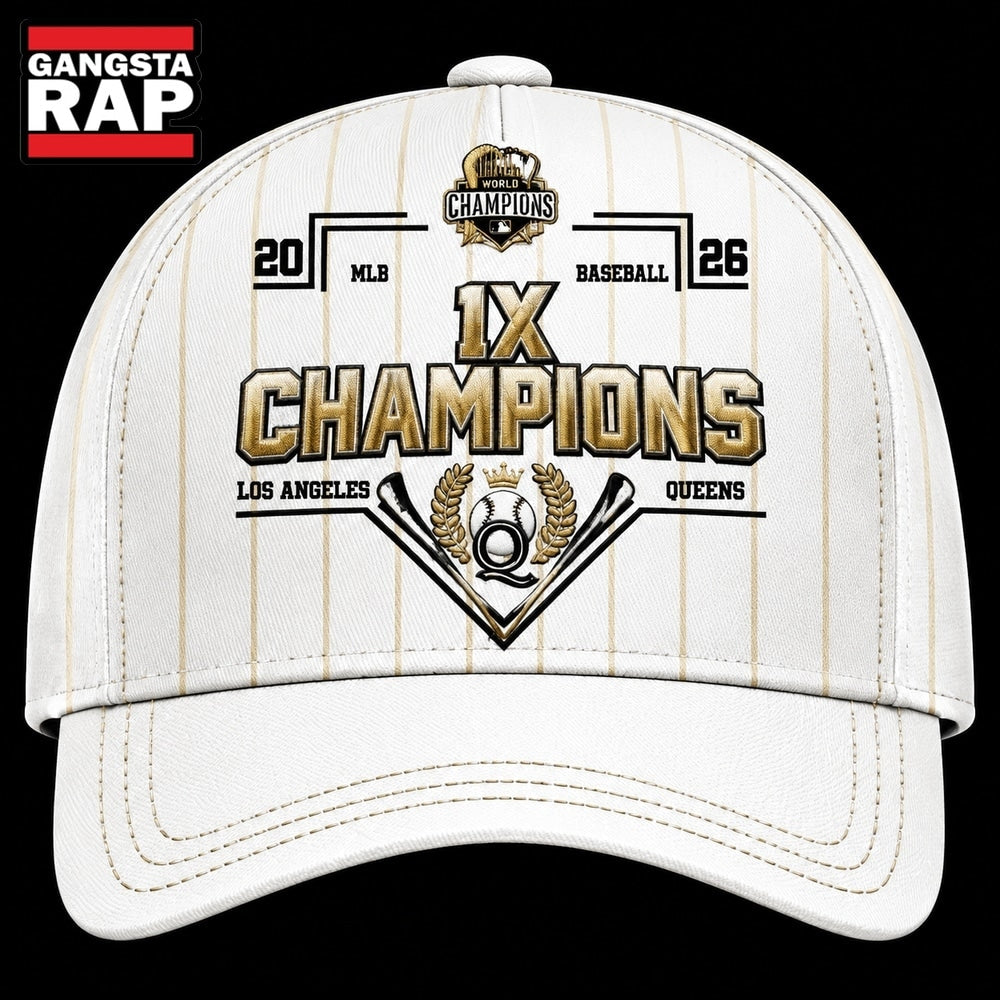 Los Angeles Queens Champions 1X WPBL Baseball 2026 Limited Edition Cap