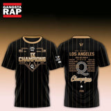 Los Angeles Queens Champions 1X WPBL Baseball 2026 T Shirt