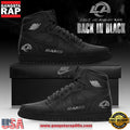 Los Angeles Rams ‘Back in Black’ 2025 Special Edition Custom AJ1 Sneakers Shoes
