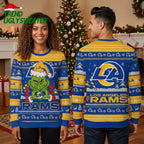 Los Angeles Rams Grinch Football Ugly Christmas Sweater