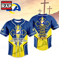Los Angeles Rams NFL Blessed Beyond The Score Baseball Jersey