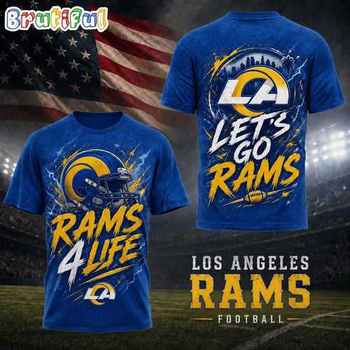 Los Angeles Rams NFL Fan For Life Limited Edition 3D Shirt