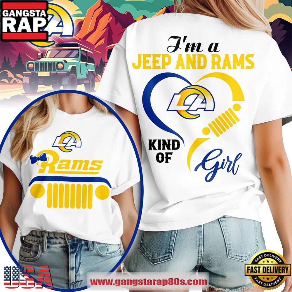 Los Angeles Rams NFL Jeep Girl Women’s Shirt
