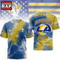Los Angeles Rams NFL Sunday Legends Tie Dye 3D Shirt, Football New Design Shirt