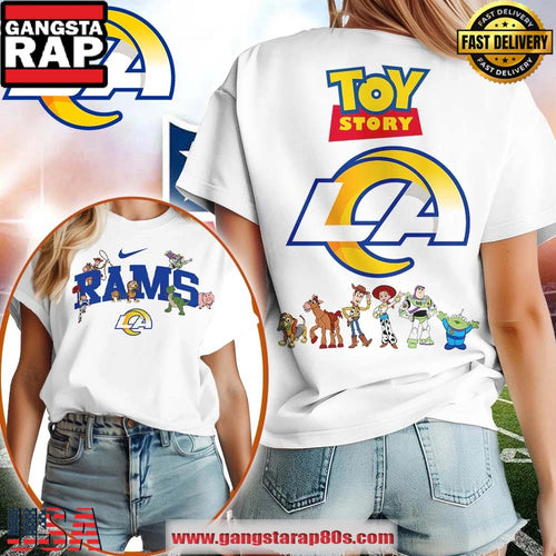 Los Angeles Rams NFL x Toy Story New Design Women 3D Shirt