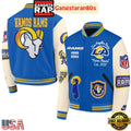 Los Angeles Rams Vamos Rams House Est 1937 New Edition Baseball Jacket