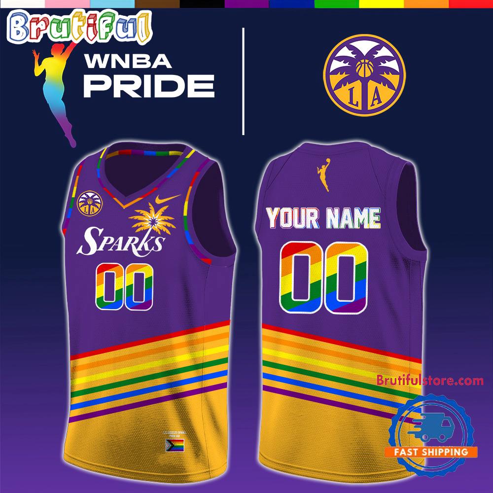 Los Angeles Sparks 2026 WNBA x Pride Day Limited Edition Basketball Jersey