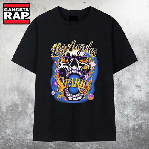 Los Angeles Sparks Skull T Shirt