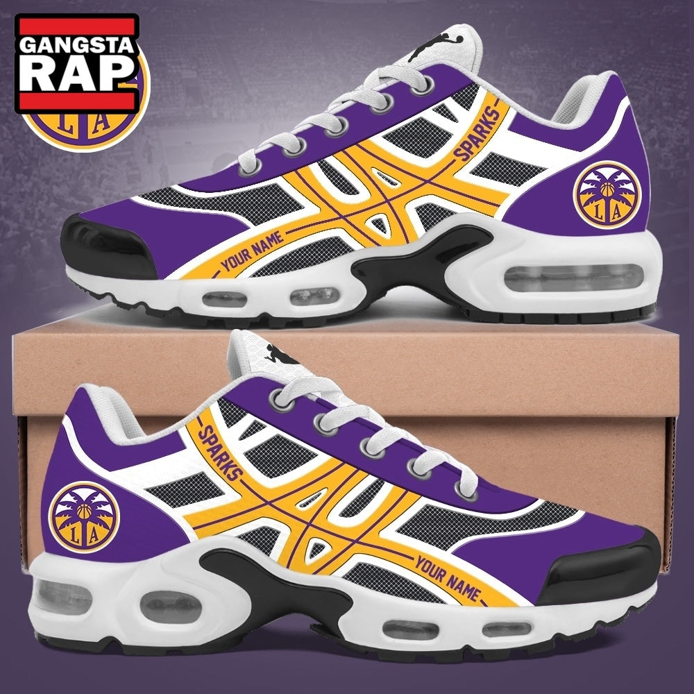 Los Angeles Sparks WNBA 2026 Personalized Air Max Plus Shoes Sneakers