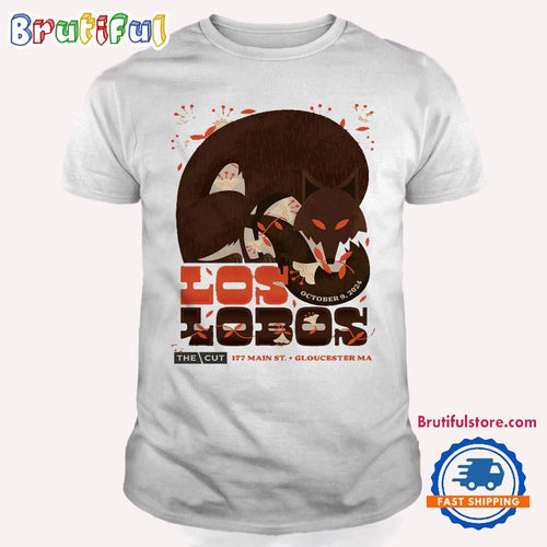 Los Lobos October 9 2024 Live In The Cut Gloucester MA Band T Shirt