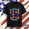 Love Detroit Sports Team Logo 2025 T Shirt