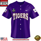 LSU Tigers 2025 Men’s CWS Omaha Limited Edition Baseball Jersey Shirt
