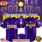 LSU Tigers 2025 Men’s CWS Omaha Limited Edition Baseball Jersey Shirt