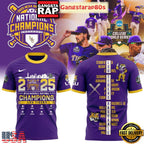LSU Tigers 2025 NCAA Baseball National Champions All Over Print Hoodie T-Shirt