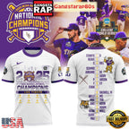 LSU Tigers 2025 NCAA Baseball National Champions All Over Print Hoodie T-Shirt