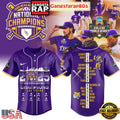 LSU Tigers 2025 NCAA Baseball National Champions Baseball Jersey Shirt