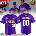 LSU Tigers 2025 NCAA College World Series Special Custom Baseball Jersey Shirt