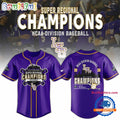 LSU Tigers 2025 NCAA Division Baseball Super Regionals Champions Jersey Shirt