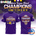 LSU Tigers 2025 NCAA Kinder’s Texas Bowl Champions Limited Edition 3D Shirt