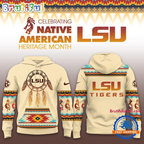 LSU Tigers 2025 NCAA Native American Heritage Limited New Hoodie