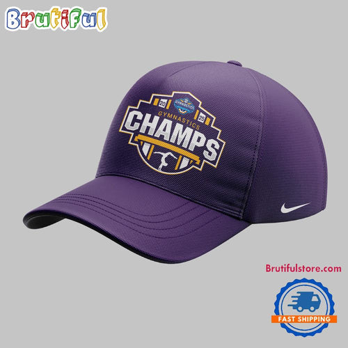 LSU Tigers 2025 SEC Women’s Gymnastics Champions 3D All Over Print Cap