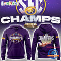 LSU Tigers 2025 SEC Women’s Gymnastics Champions 3D All Over Print Hoodie T-Shirt