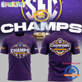 LSU Tigers 2025 SEC Women’s Gymnastics Champions 3D Shirt