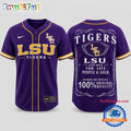 LSU Tigers 2026 NCAA For Life Fan Pride Baseball Jersey Shirt