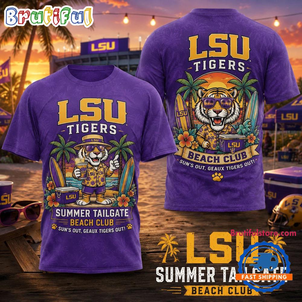 Lsu Tigers 2026 NCAA Summer Limited Edition 3D T Shirt