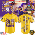 LSU Tigers 8x NCAA Baseball Champions Baseball Jersey Shirt