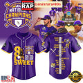 LSU Tigers 8x NCAA Baseball Champions Baseball Jersey Shirt