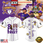 LSU Tigers 8x NCAA Baseball Champions Baseball Jersey Shirt