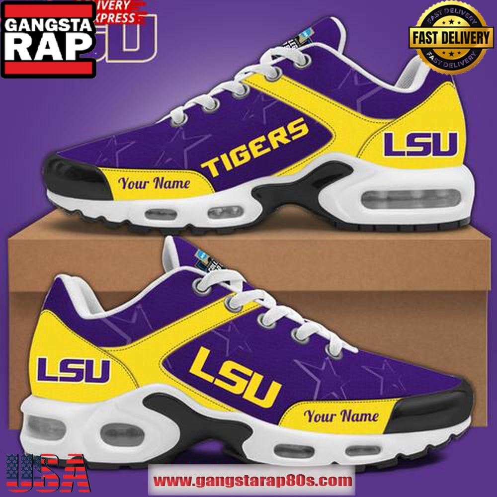 LSU Tigers Custom Special Edition Air Max Plus Shoes Running Sneakers