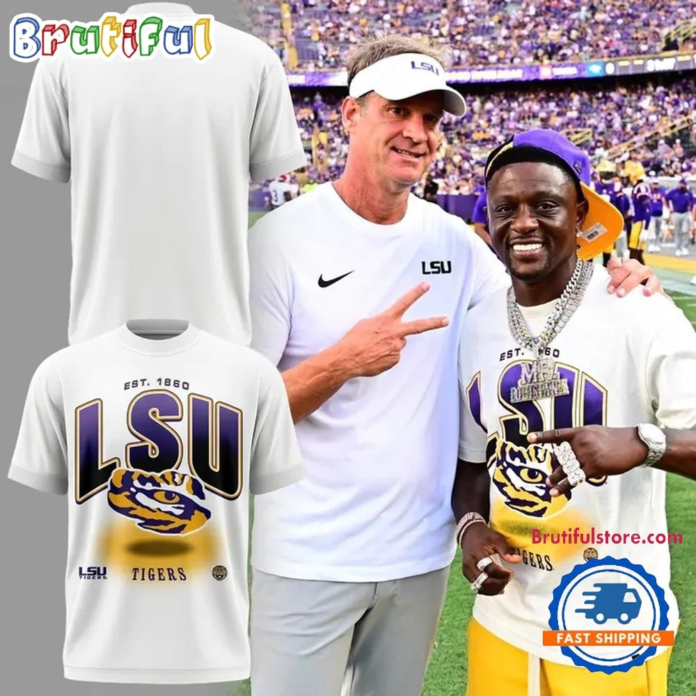 LSU Tigers Est 1860 Graphic Limited Edition T Shirt