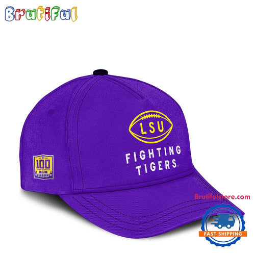 LSU Tigers Football 100th 1924-2024 Tiger Stadium Fighting Tigers Cap
