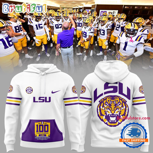 LSU Tigers Football 2024 100th Stadium New Hoodie T-Shirt